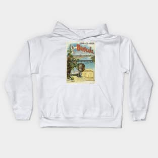 Bordeaux France Vintage Poster 1896 Kids Hoodie